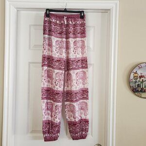Thai Elephant Rayon Pants